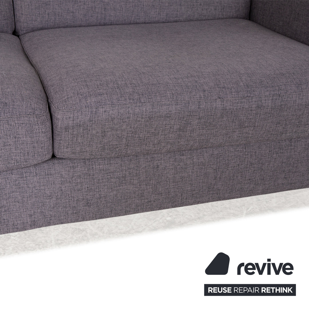 Bolia Scandinavia Remix Stoff Dreisitzer Grau Sofa Schlaffunktion