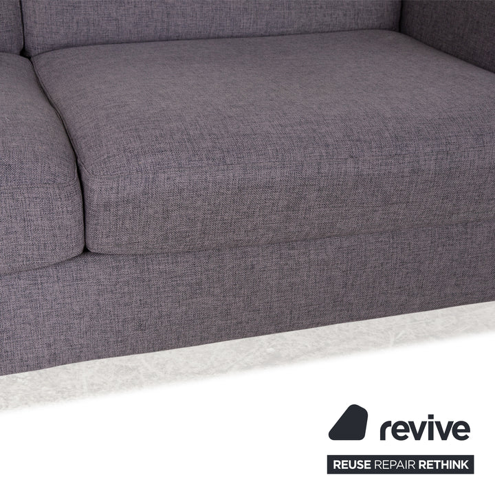 Bolia Scandinavia Remix Stoff Dreisitzer Grau Sofa Schlaffunktion