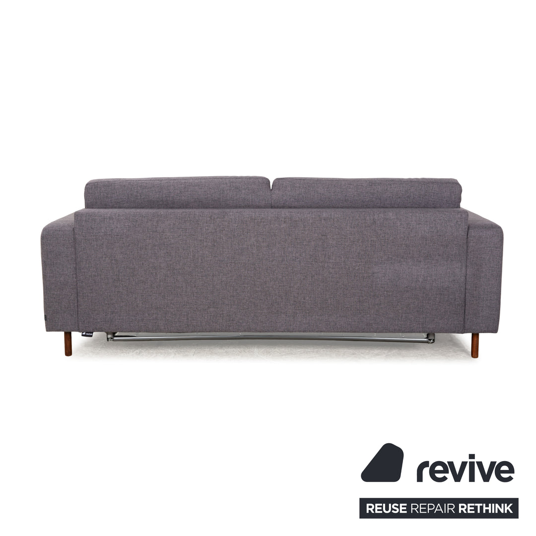 Bolia Scandinavia Remix Stoff Dreisitzer Grau Sofa Schlaffunktion