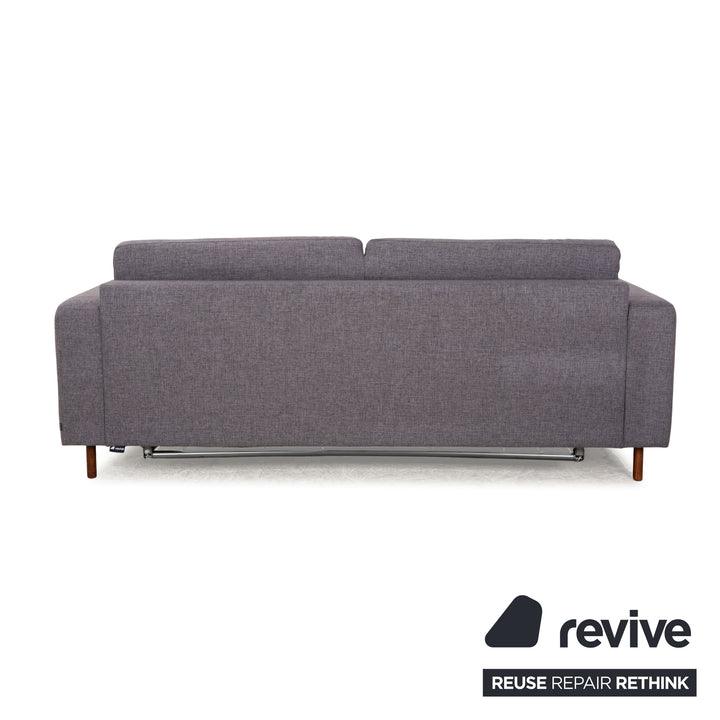 Bolia Scandinavia Remix Stoff Dreisitzer Grau Sofa Schlaffunktion