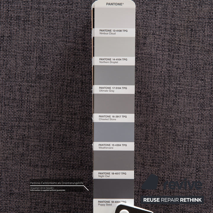 Bolia Scandinavia Remix Stoff Dreisitzer Grau Sofa Schlaffunktion