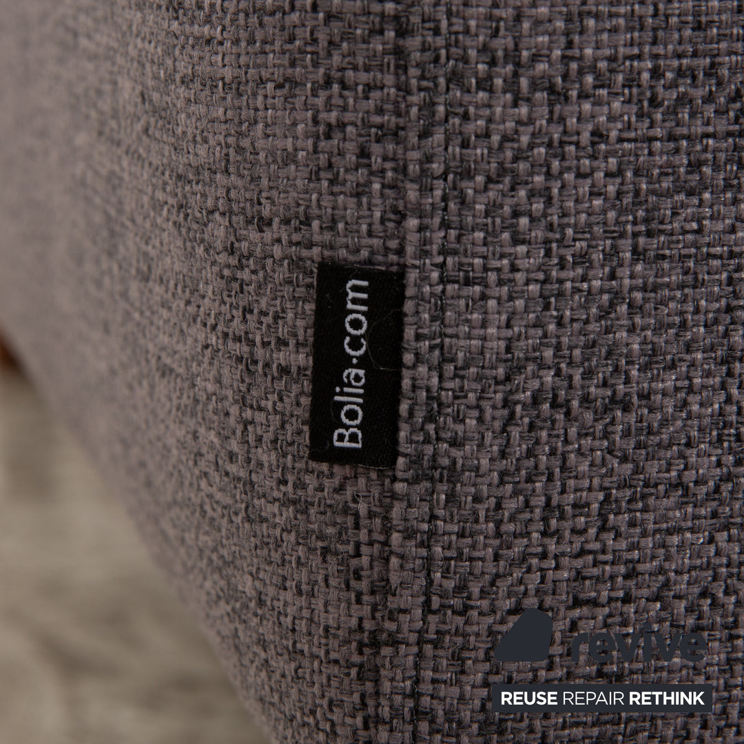 Bolia Scandinavia Remix Stoff Dreisitzer Grau Sofa Schlaffunktion