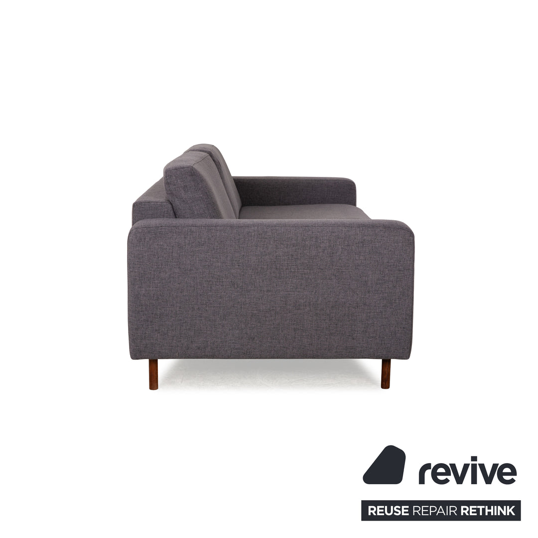 Bolia Scandinavia Remix Stoff Dreisitzer Grau Sofa Schlaffunktion