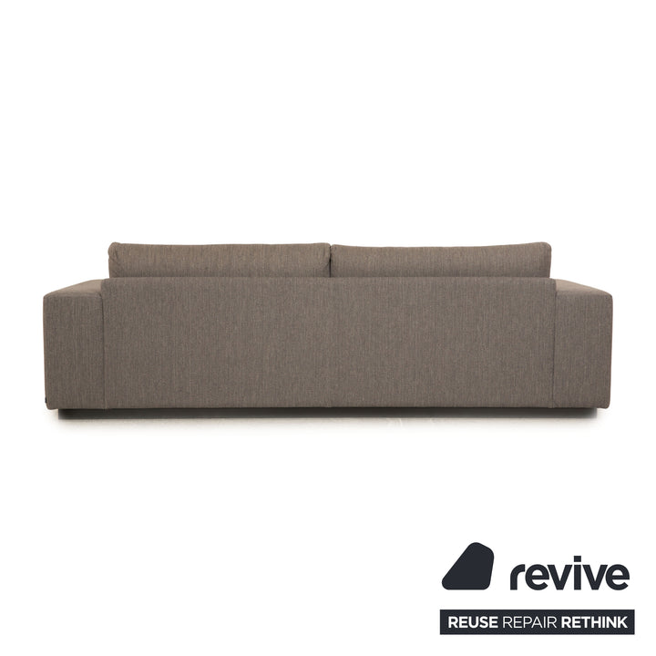Bolia Sepia Stoff Dreisitzer Grau Sofa Couch