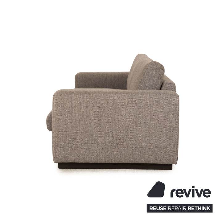 Bolia Sepia Stoff Dreisitzer Grau Sofa Couch