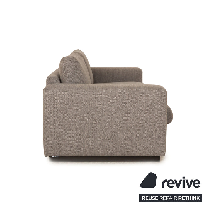 Bolia Sepia Stoff Dreisitzer Grau Sofa Couch