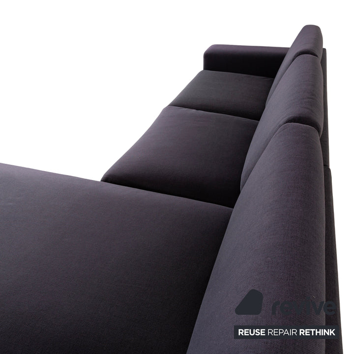 Bolia Sepia Stoff Ecksofa Sofa Couch Grau Recamiere Rechts