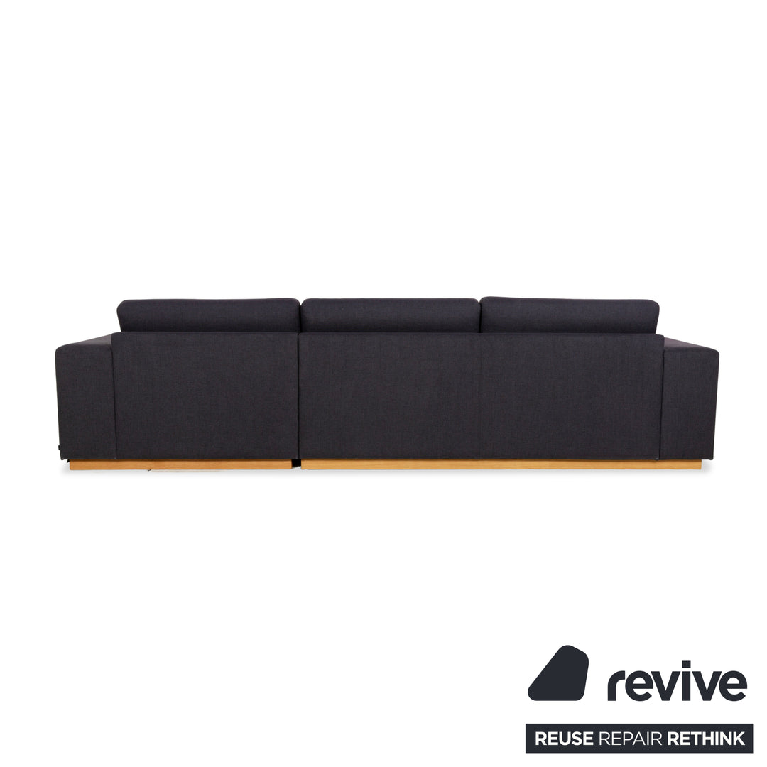 Bolia Sepia Stoff Ecksofa Sofa Couch Grau Recamiere Rechts