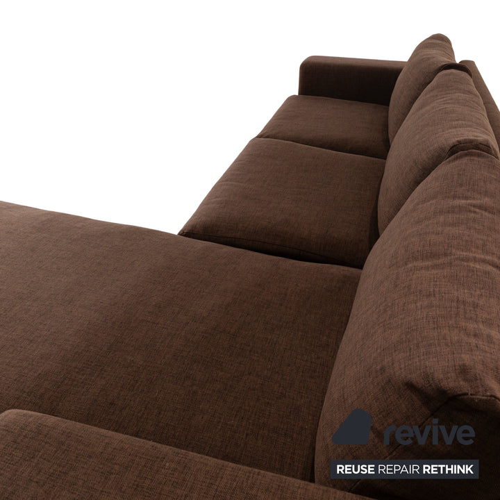 Bolia Sepia Stoff Ecksofa Braun Recamiere Rechts Sofa Couch