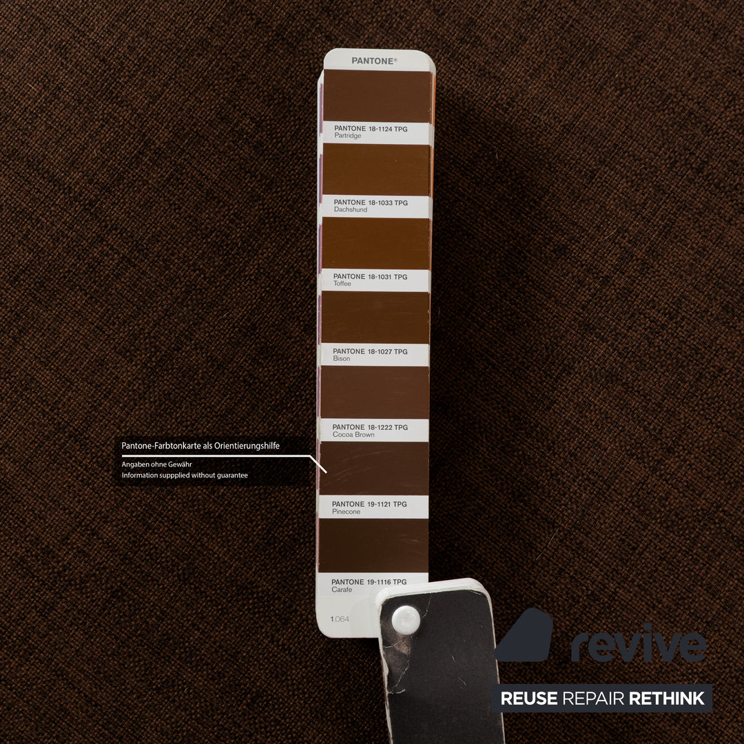 Bolia Sepia Stoff Ecksofa Braun Recamiere Rechts Sofa Couch