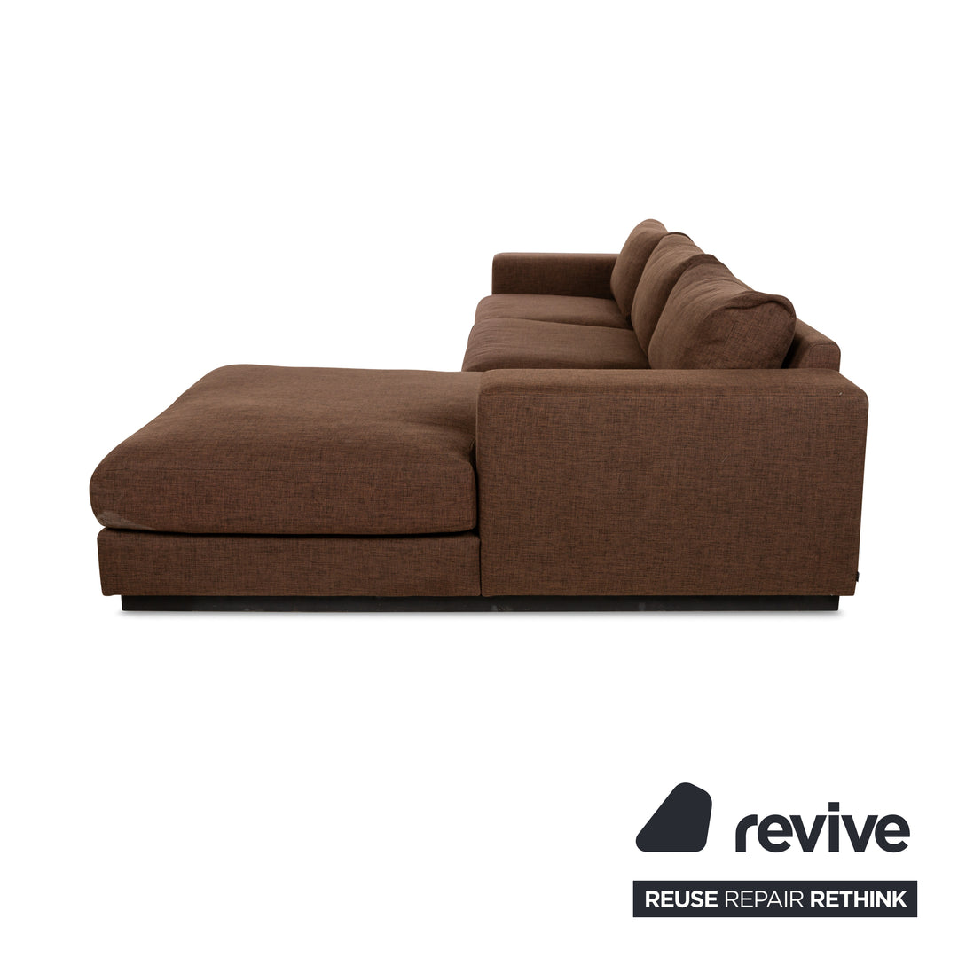 Bolia Sepia Stoff Ecksofa Braun Recamiere Rechts Sofa Couch