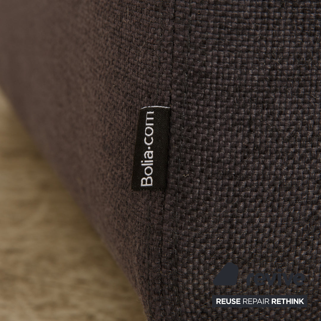 Bolia Sepia Stoff Zweisitzer Dunkelblau Grau Sofa Couch