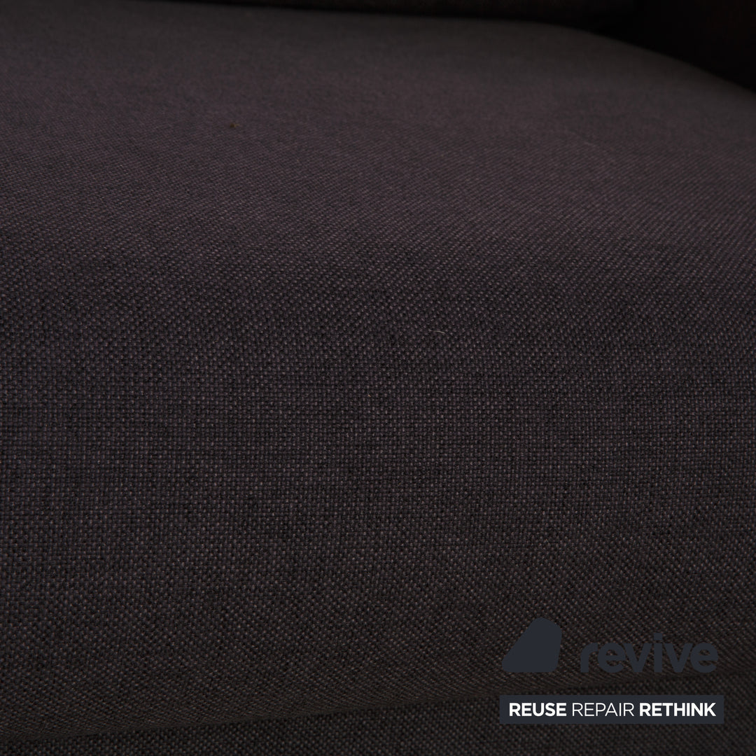 Bolia Sepia Stoff Zweisitzer Dunkelblau Grau Sofa Couch