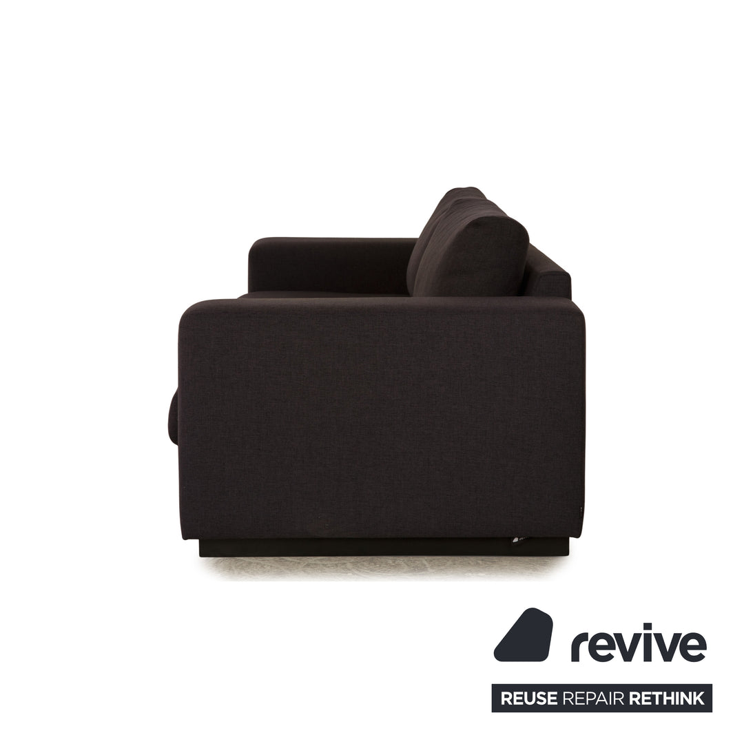 Bolia Sepia Stoff Zweisitzer Dunkelblau Grau Sofa Couch
