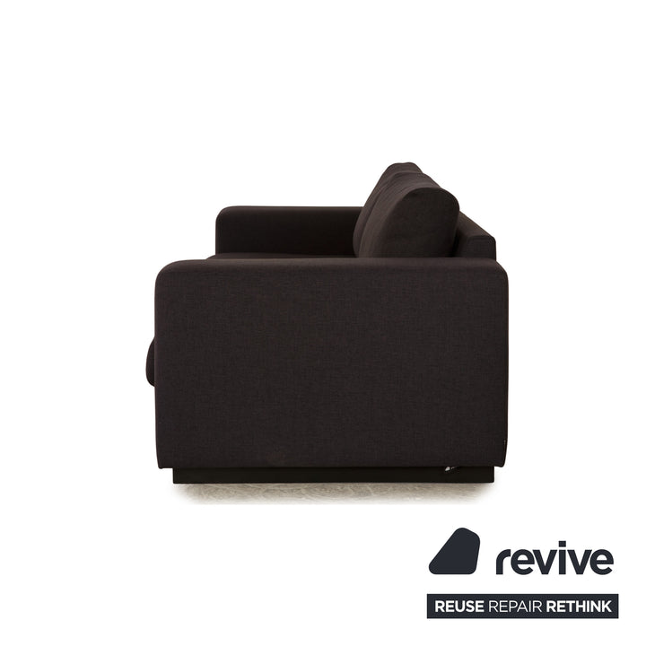 Bolia Sepia Stoff Zweisitzer Dunkelblau Grau Sofa Couch