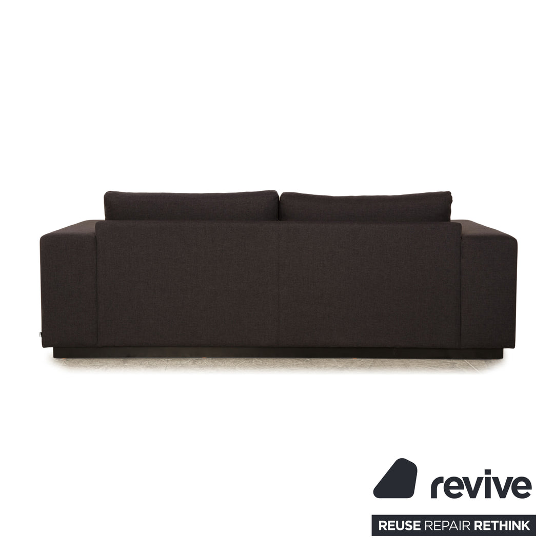 Bolia Sepia Stoff Zweisitzer Dunkelblau Grau Sofa Couch