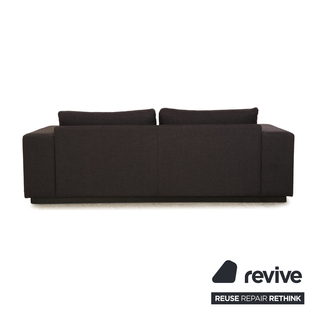 Bolia Sepia Stoff Zweisitzer Dunkelblau Grau Sofa Couch