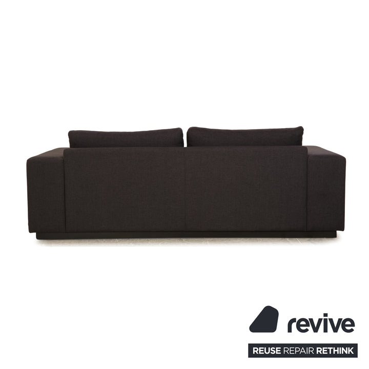 Bolia Sepia Stoff Zweisitzer Dunkelblau Grau Sofa Couch
