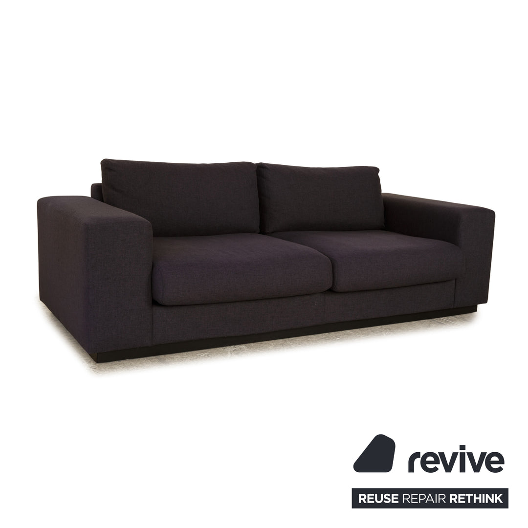 Bolia Sepia Stoff Zweisitzer Dunkelblau Grau Sofa Couch