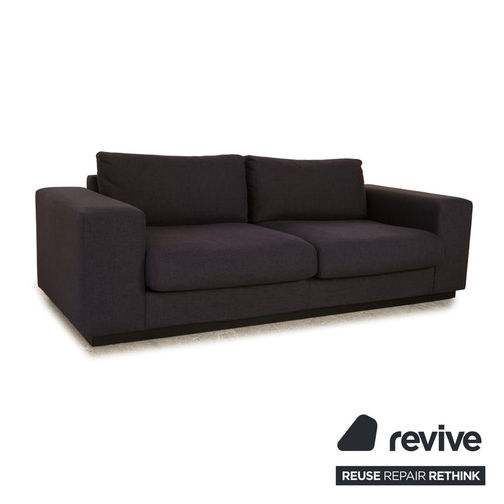 Bolia Sepia Stoff Zweisitzer Dunkelblau Grau Sofa Couch