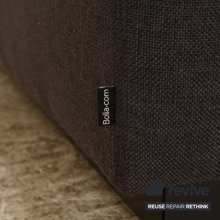Bolia Sepia Stoff Zweisitzer Dunkelblau Grau Sofa Couch