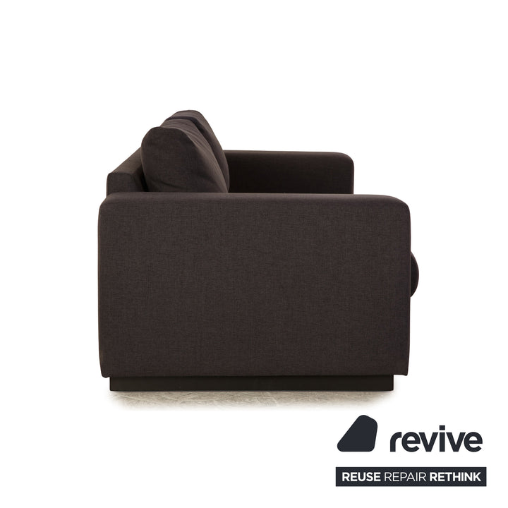 Bolia Sepia Stoff Zweisitzer Dunkelblau Grau Sofa Couch