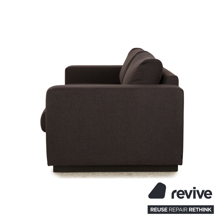Bolia Sepia Stoff Zweisitzer Dunkelblau Grau Sofa Couch