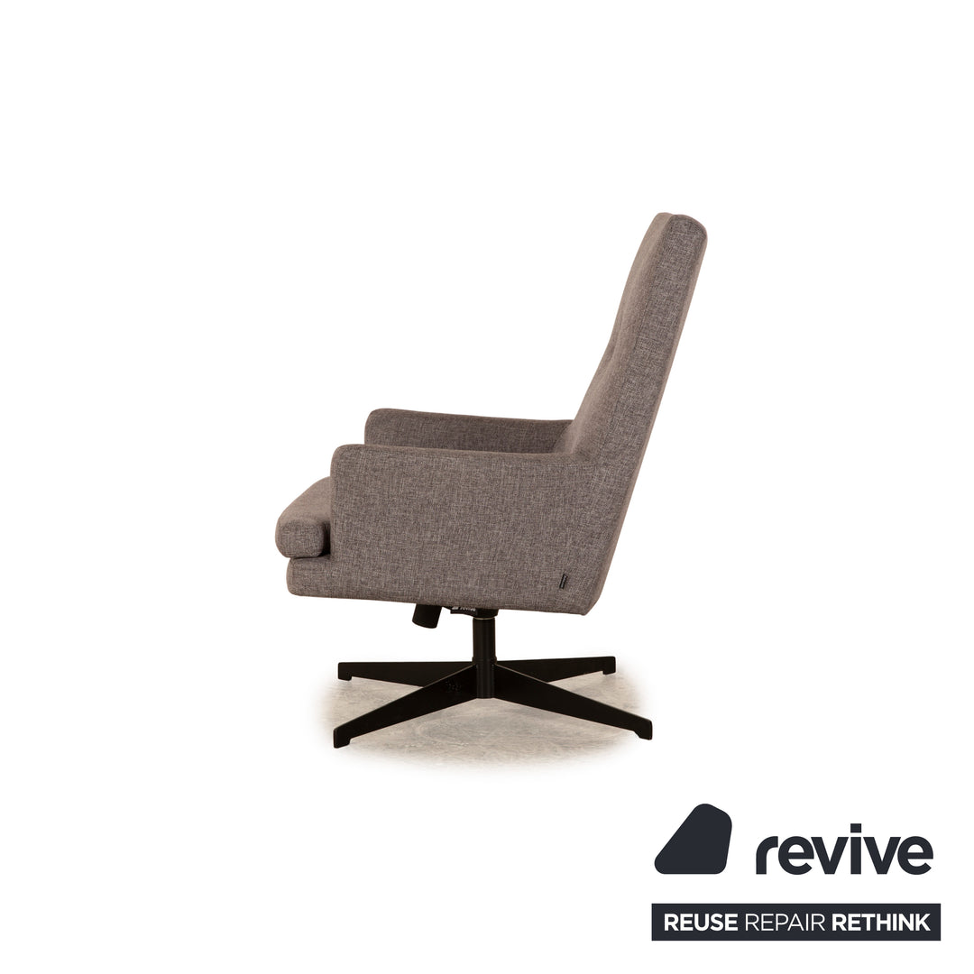 Bolia Stoff Sessel Drehfunktion Grau