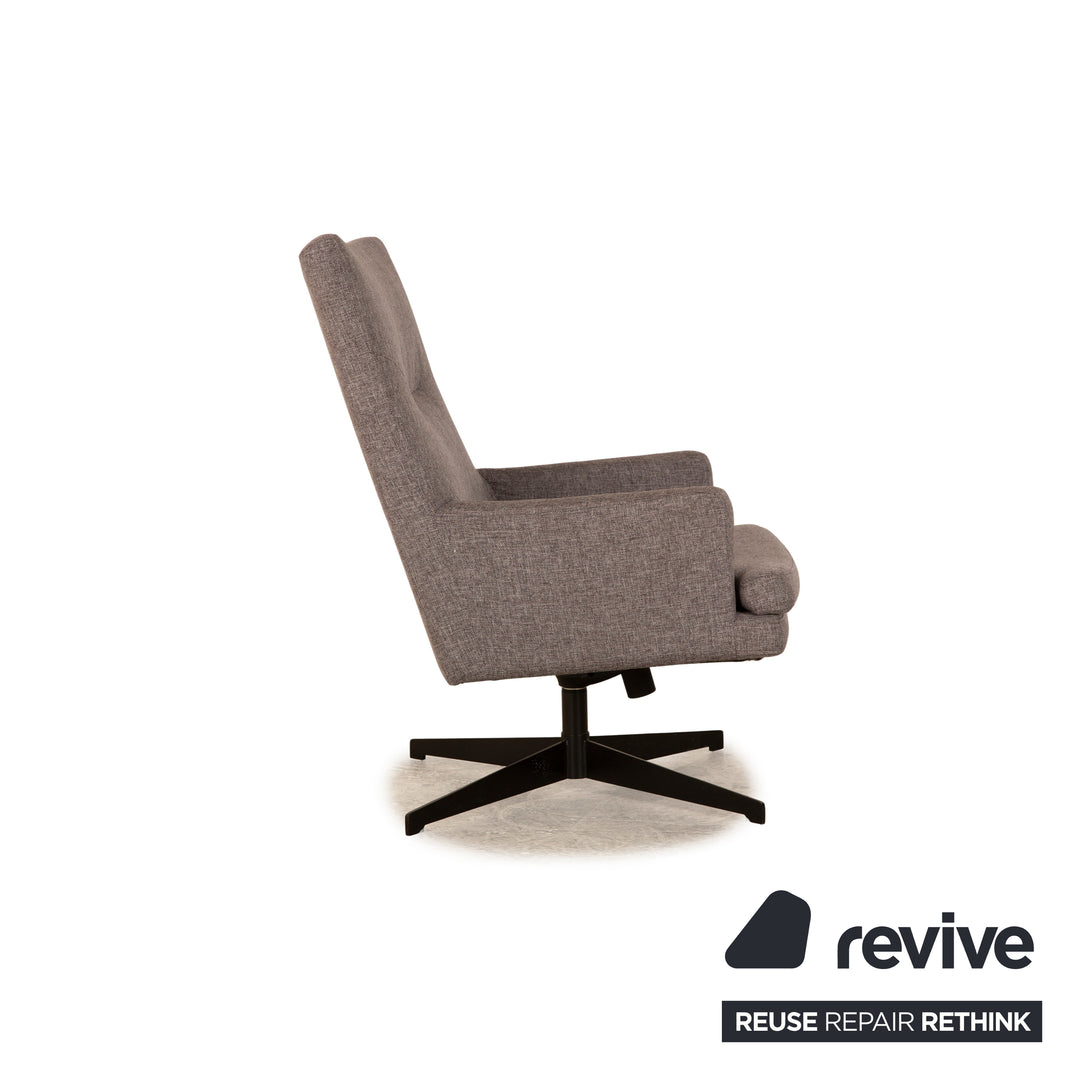 Bolia Stoff Sessel Drehfunktion Grau
