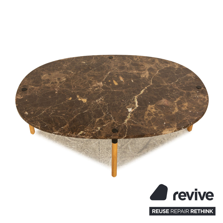 Bolia TUK Marmor Couchtisch Dunkelbraun Large