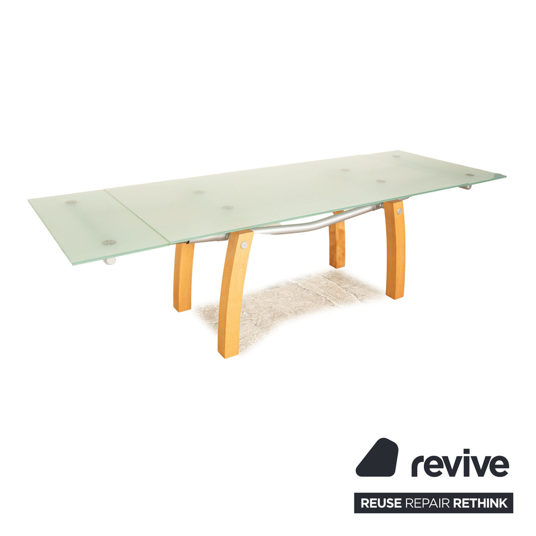 Bonaldo Blitz Glas Esstisch Ausziehfunktion 200/300 x 80 x 100 cm
