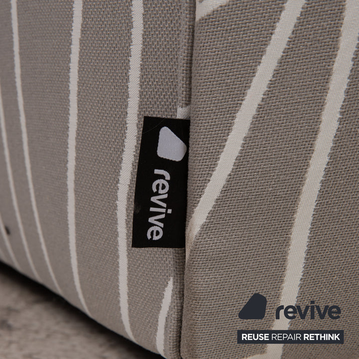 Canapé d'angle Bretz Cloud 7 en tissu gris, nouvelle housse