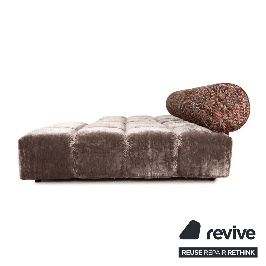 Bretz Ed Stoff Ecksofa Grau Sofa Couch Ausstellungsstück Recamiere Links Rechts