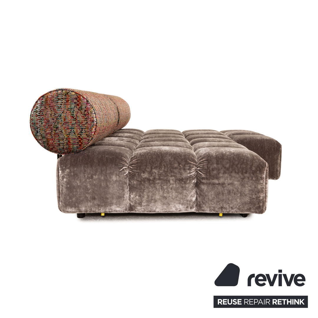 Bretz Ed Stoff Ecksofa Grau Sofa Couch Ausstellungsstück Recamiere Links Rechts