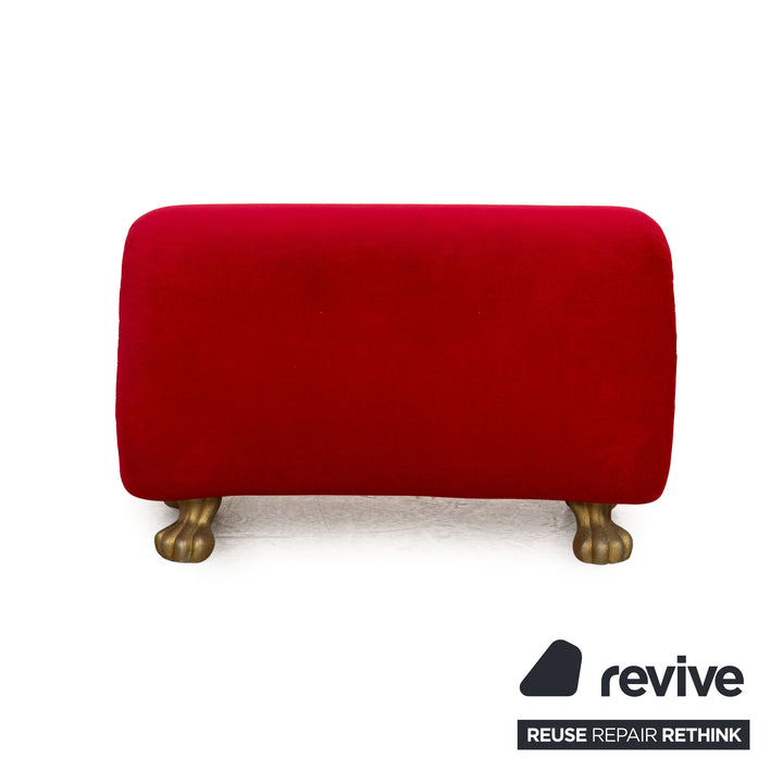 Bretz Gaudi fabric stool red