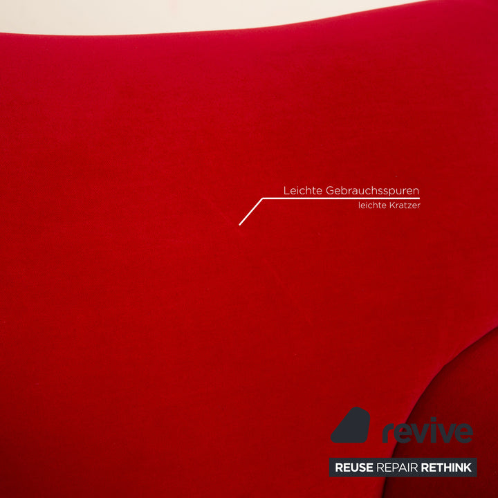 Bretz Gaudi fabric armchair red