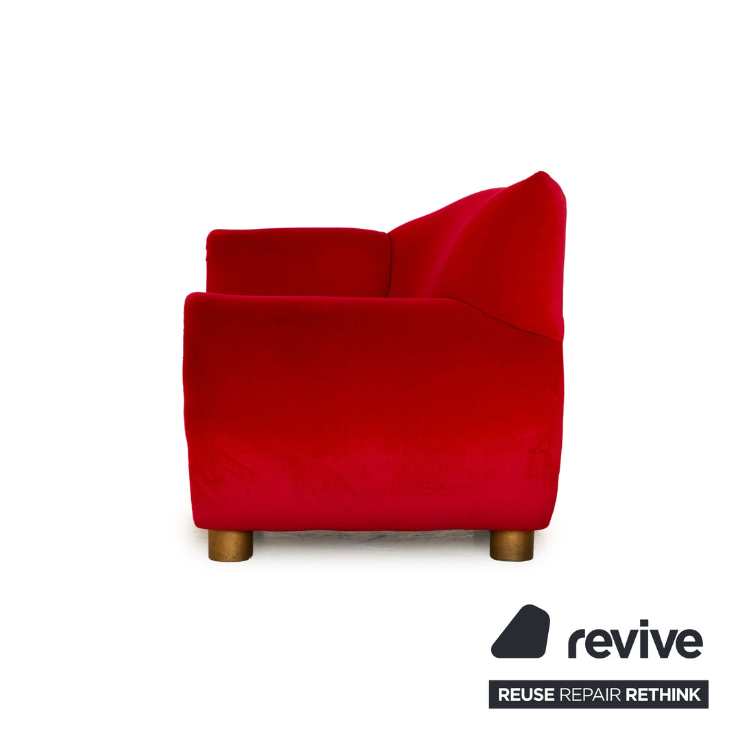 Bretz Gaudi fabric armchair red