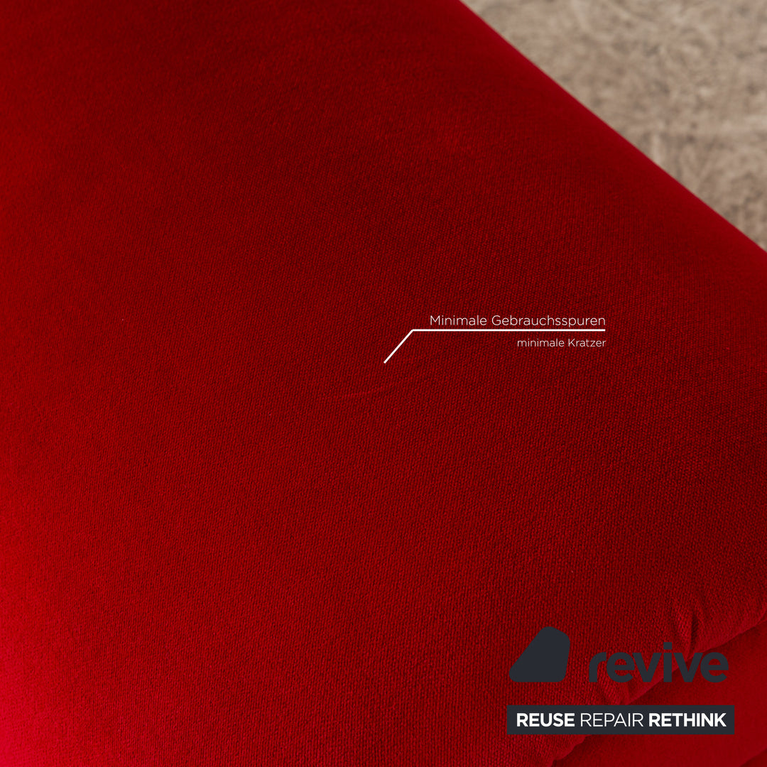 Bretz Gaudi fabric sofa set red stool three-seater red sofa couch