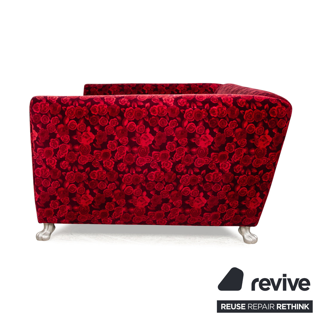 Bretz Monster fabric two-seater red manual function sofa couch sofa bed