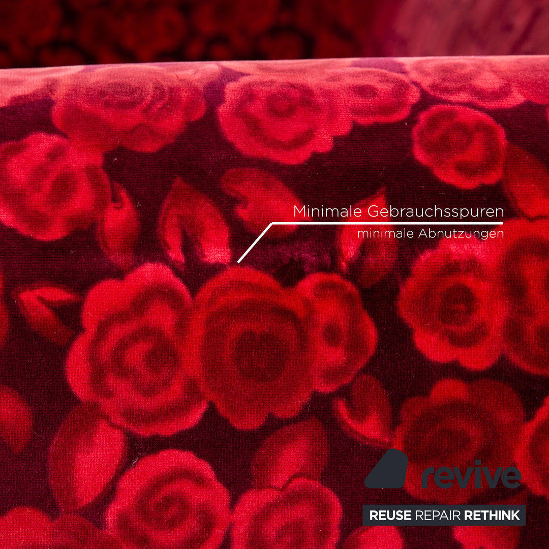 Bretz Monster fabric two-seater red manual function sofa couch sofa bed