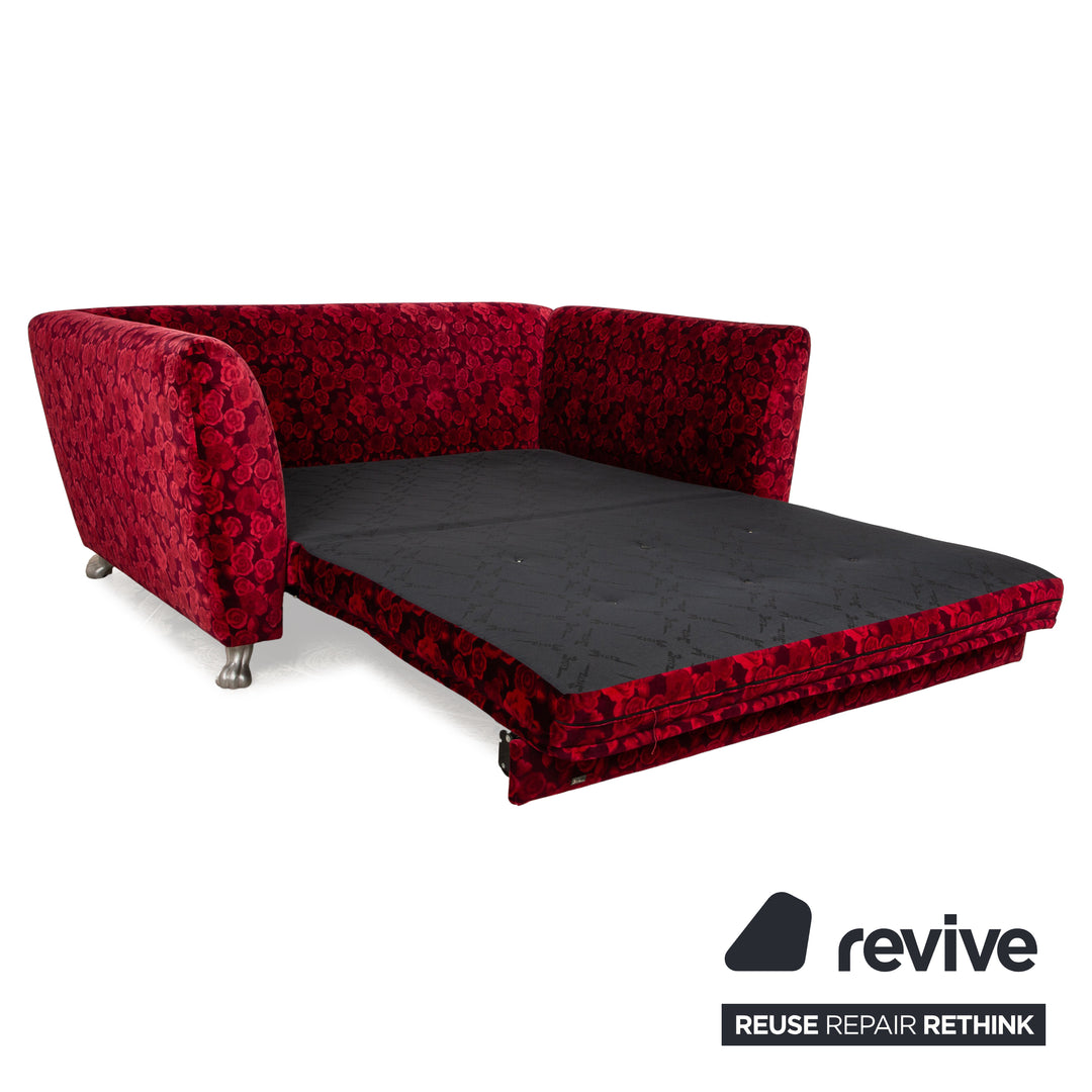 Bretz Monster fabric two-seater red manual function sofa couch sofa bed