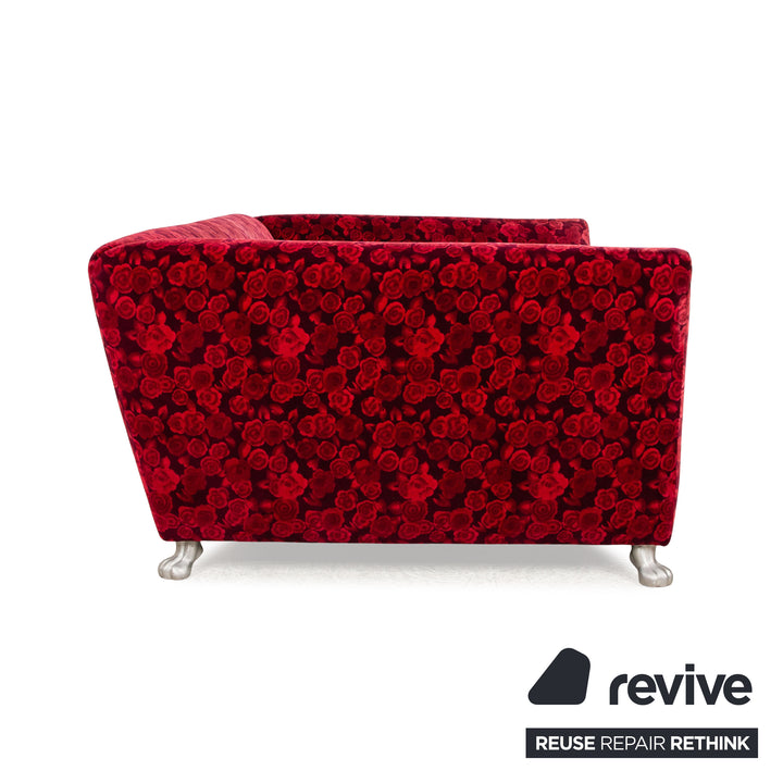 Bretz Monster fabric two-seater red manual function sofa couch sofa bed