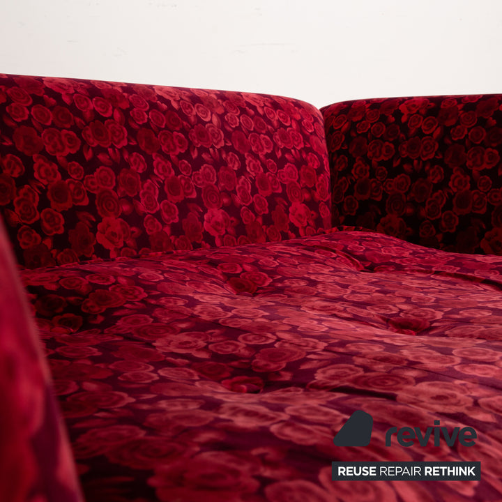 Bretz Monster fabric two-seater red manual function sofa couch sofa bed