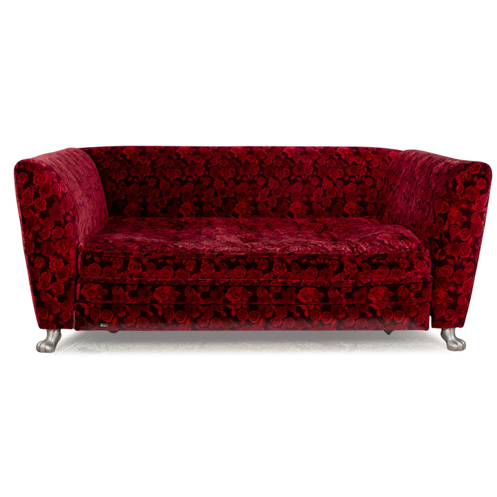 Bretz Monster fabric two-seater red manual function sofa couch sofa bed