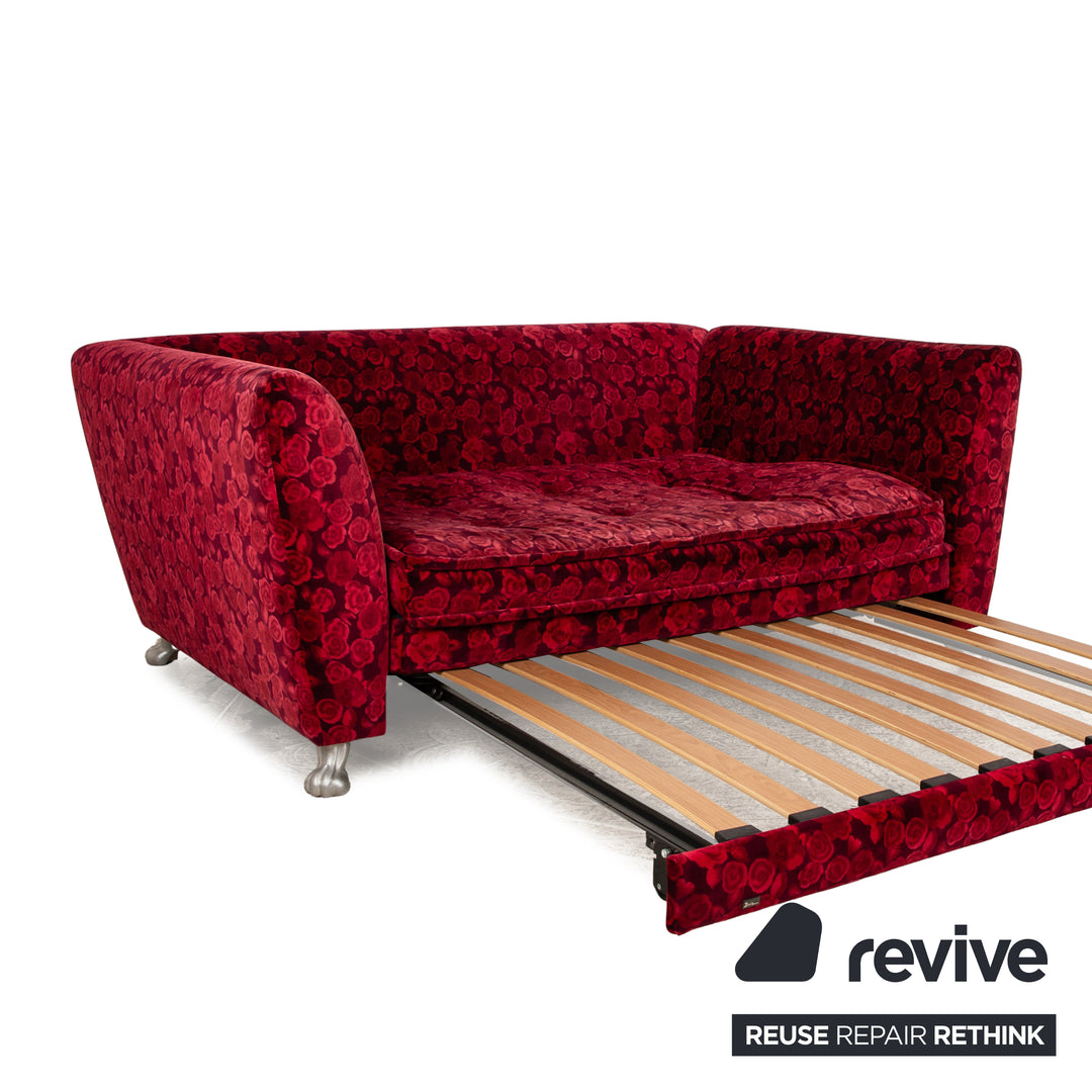 Bretz Monster fabric two-seater red manual function sofa couch sofa bed