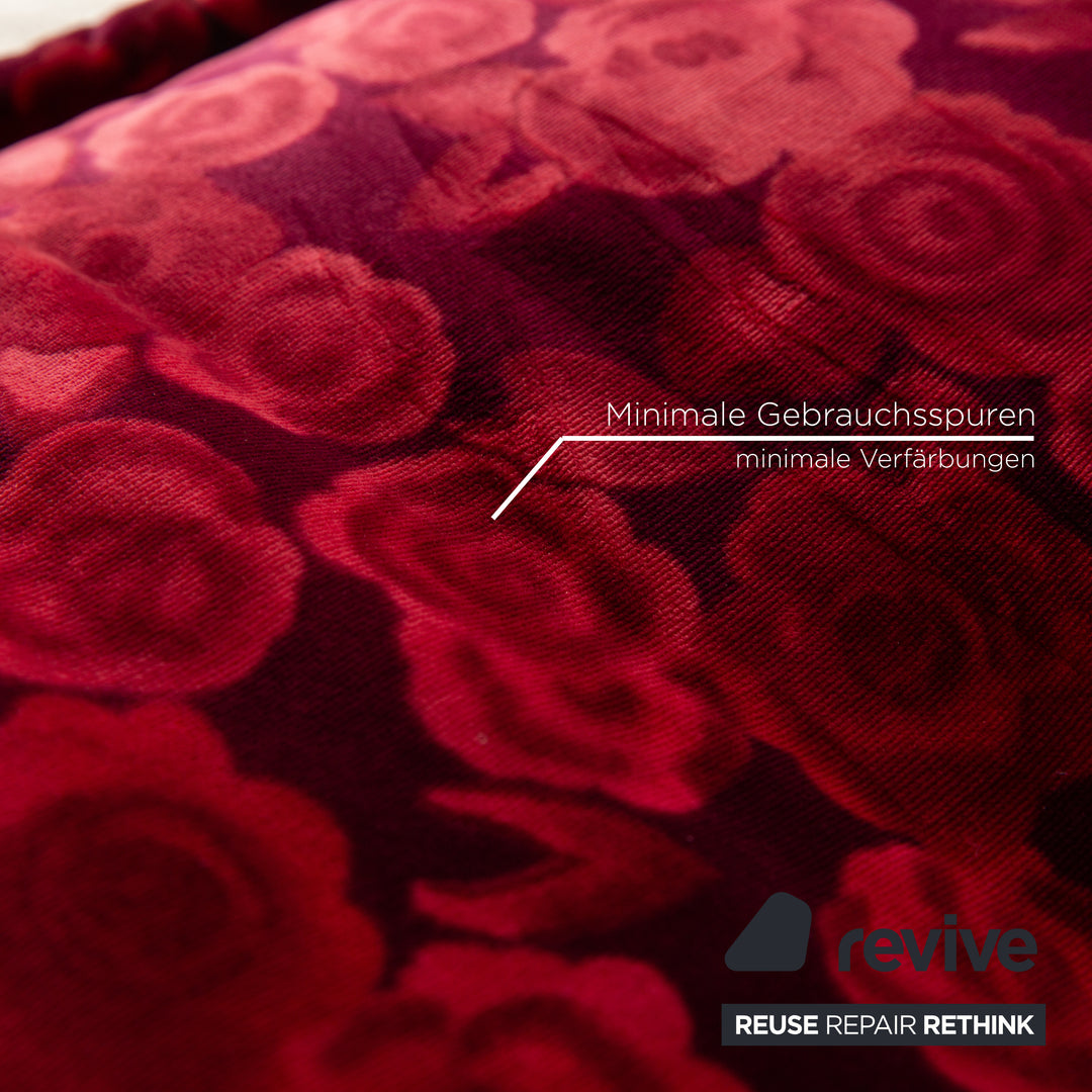 Bretz Monster fabric two-seater red manual function sofa couch sofa bed