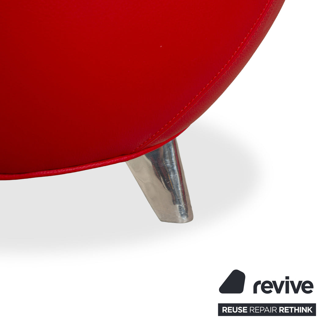 Bretz Jeannie Leather Armchair Red