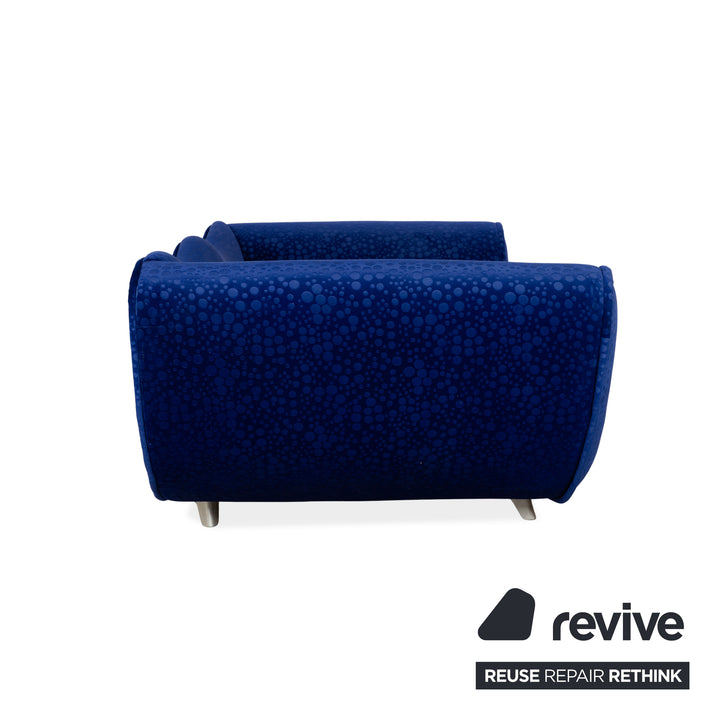 Bretz Laola Hookipa Fabric Two-Seater Blue Sofa Couch