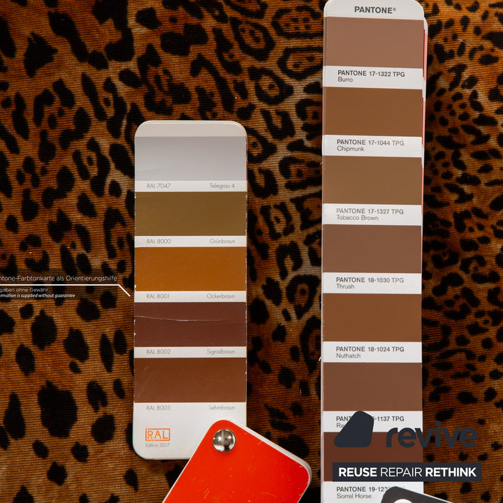 Bretz Mammut Fabric Four Seater Brown Sofa Couch