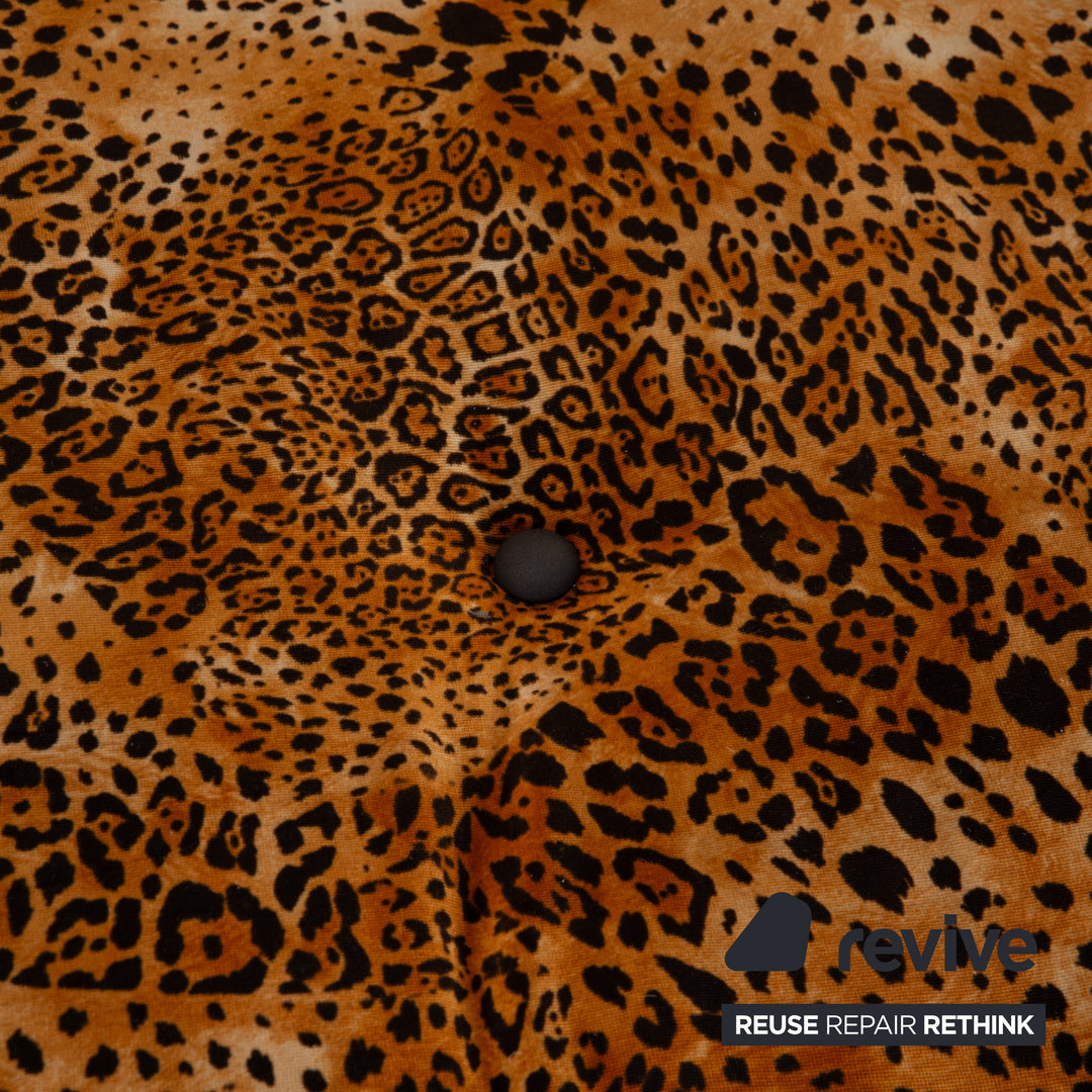 Bretz Mammut Fabric Four Seater Brown Sofa Couch